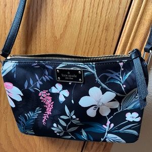 Small Kate Spade Sateen Floral Crossbody bag